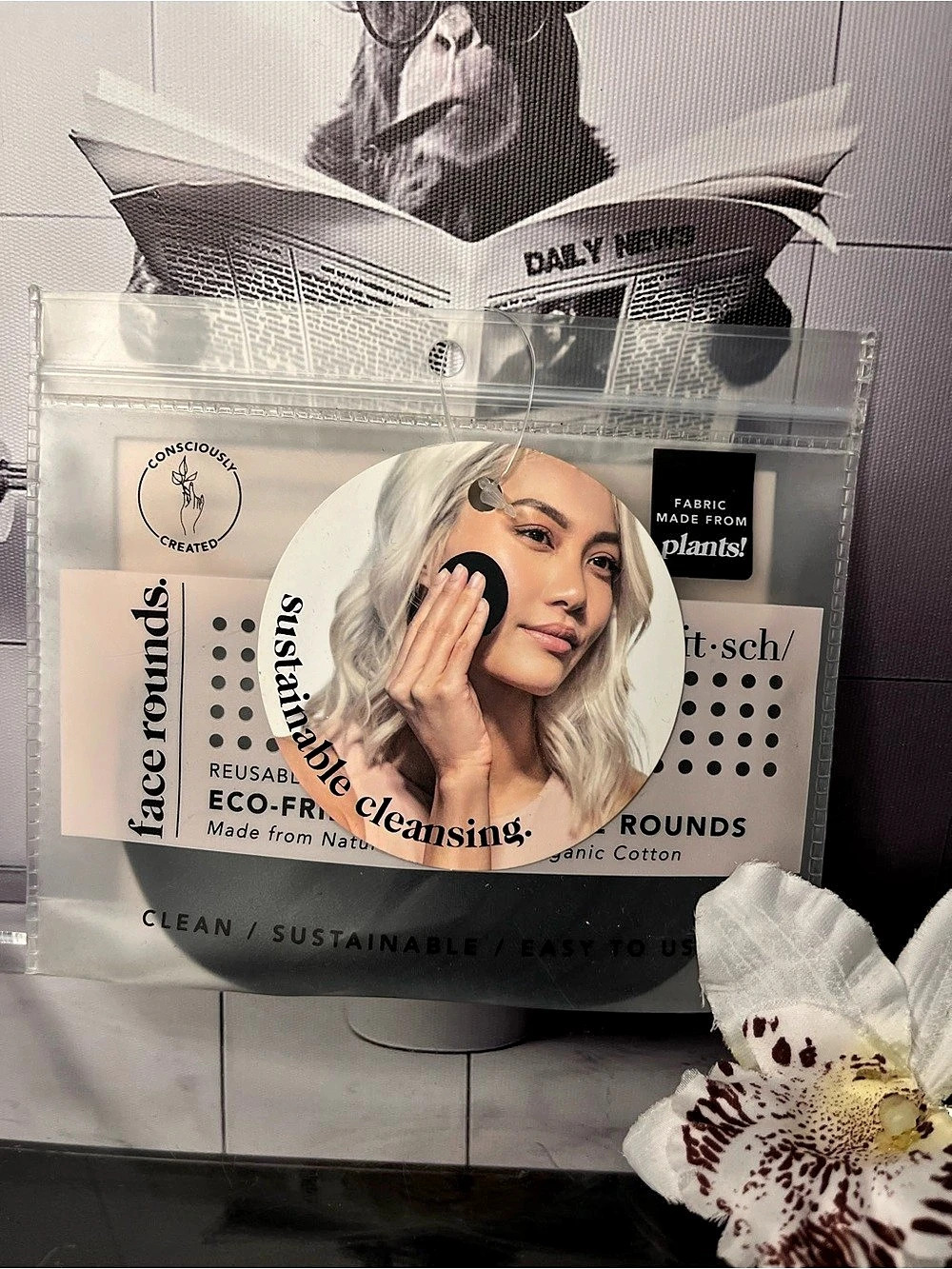 KITSCH Eco-Friendly Face Rounds White NWT